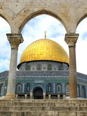 Fototapeta na wymiar dome of the rock jerusalem