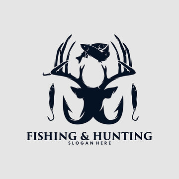 Hunting Fishing Logo Images – Browse 9,356 Stock Photos, Vectors