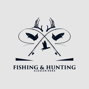 Hunting Fishing Logo Images – Browse 9,383 Stock Photos, Vectors