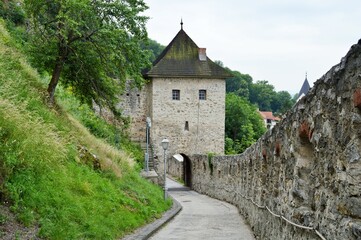 Fototapeta na wymiar Castillo de Trencin, Eslovaquia