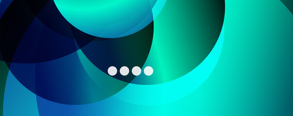 Fluid gradients, swirls and circles. Bright color lines. Vector Illustration For Wallpaper, Banner, Background, Landing Page