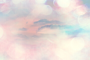Fototapeta na wymiar sunrise sky watercolor gradient colors, beautiful abstract nature wallpaper