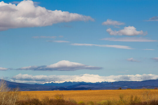 landscape with clouds