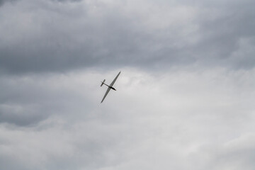 demonstration flights of modern training and sports aircraft at the Max-21 aerospace salon in Zhukovsky