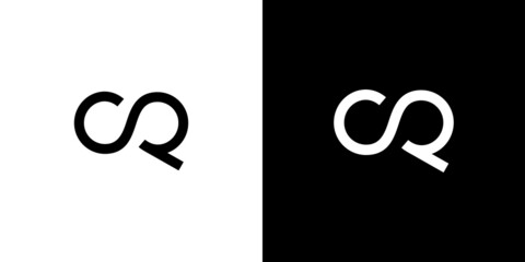 Simple and modern CP initials logo design