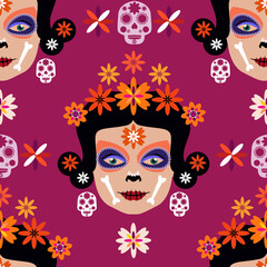 Catrina Calavera pattern 7