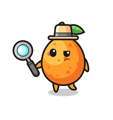 kumquat detective character is analyzing a case