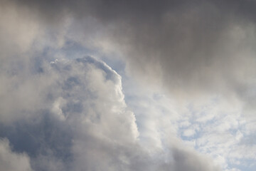 Fototapeta na wymiar Beautiful clouds on the sky.