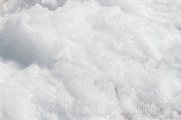 Foam bubble from soap or shampoo