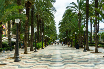 Explanada de España, Alicante, Spain