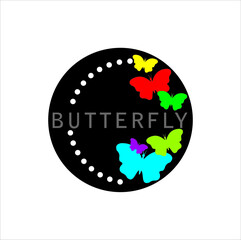 butterfly icon that can be used according to the designer's needs