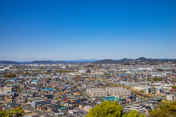 小牧山城天守から北方面を見る © KOMAKI JUN