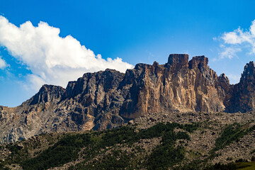 Peak of Kapaz mount in Azerbaijan