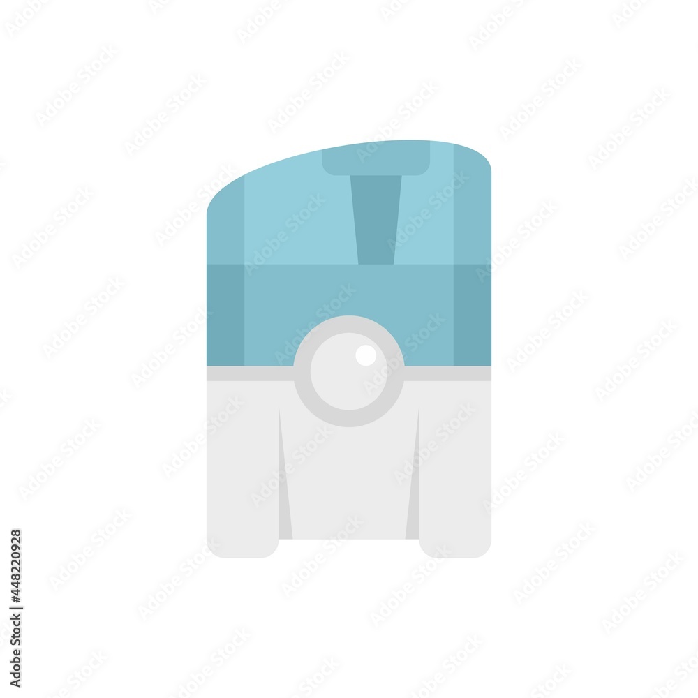 Poster dehumidifier icon flat isolated vector