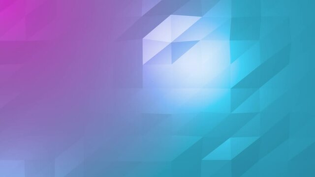 Low poly animated abstract background loop.