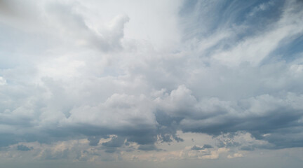 Fototapeta na wymiar Dark grey clouds background