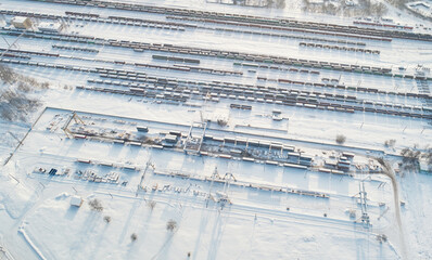 Railroad cargo terminal hub