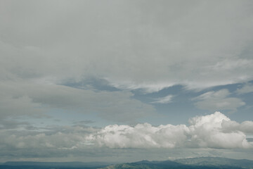 Obraz premium mountian of thailand forest and sky