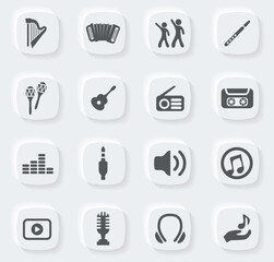Disco Or Club icons set
