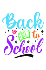 Fototapeta premium Back to School SVG T-Shirt Designs