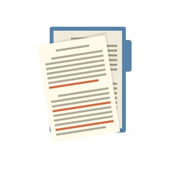 Content edit icon flat isolated vector