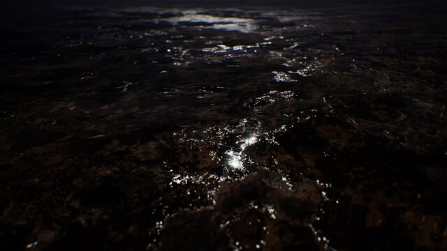 Glossy Mud Puddle Ground 4K