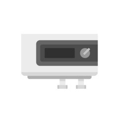 Obraz premium Electric boiler icon flat isolated vector