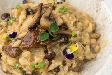 MUSHROOM RISOTTO