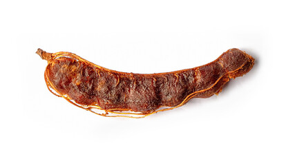 Fototapeta premium tamarind isolated on a white background.