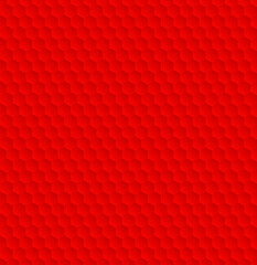 Red honeycomb mosaic. Vector illustration. 
