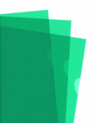 green document folders