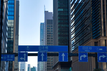 Naklejka premium 東京の街並