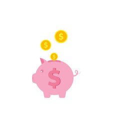 piggy bank, piggy bank, coin save, coin collecting, investment icon, piggy bank icon, concept of banking or financial business administration.vector illustration