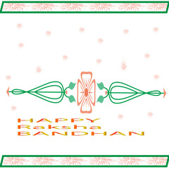 abstract background with lines and  decorated rakhi for raksha bandhan . indian festival of sisters and brothers