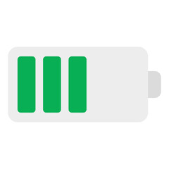 A unique design icon of mobile battery