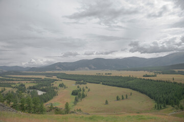 Fototapeta premium landscape in the mountains