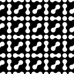 Circles, geometrical shapes seamless pattern. Modern ornament. Ethnic wallpaper. Geometric background. Contemporary backdrop. Digital paper, textile print, abstract image. Vector art.