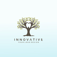 fresh organic logo for our dental office tree dental