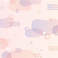 ピンク・パープルの幾何学模様のパターン素材	
