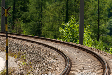 Fototapeta premium Bahngleise