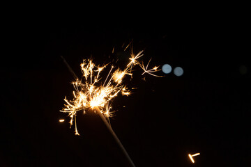 Play fireworks, cool lights at night