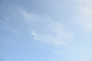 blue sky with white clouds