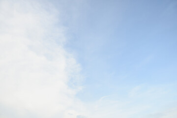 blue sky with white clouds