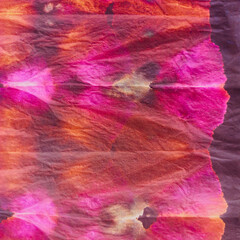 Naklejka premium Traditional Tie Dye Pattern. Dyed Circle