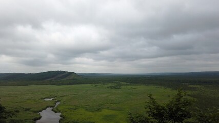 コッタロ湿原展望台 釧路湿原 釧路川 特別保護区 釧路湿原国立公園 北海道
