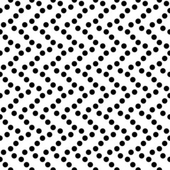 Dots seamless pattern. Circles ornament. Dot shapes motif. Circle forms backdrop. Dotted wallpaper. Rounds background. Digital paper, textile print, web design. Vector artwork. © funkyplayer