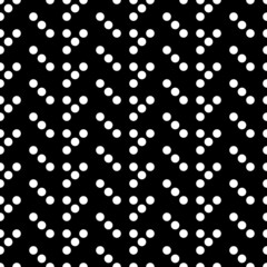 Dots seamless pattern. Circles ornament. Dot shapes motif. Circle forms backdrop. Dotted wallpaper. Rounds background. Digital paper, textile print, web design. Vector art work.
