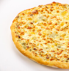 Italian traditional Pizza four cheeses