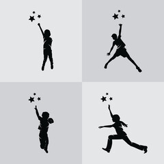 Kids dream to reach a star