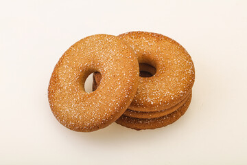 Sweet and crispy ginger cookies